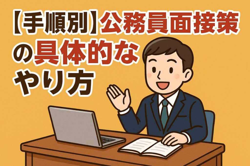 【手順別】公務員面接対策の具体的なやり方
