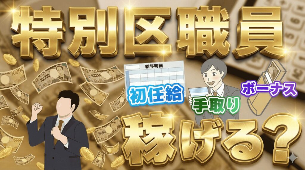 特別区の職員は本当に稼げる？初任給・手取り・年収から将来まで徹底解説