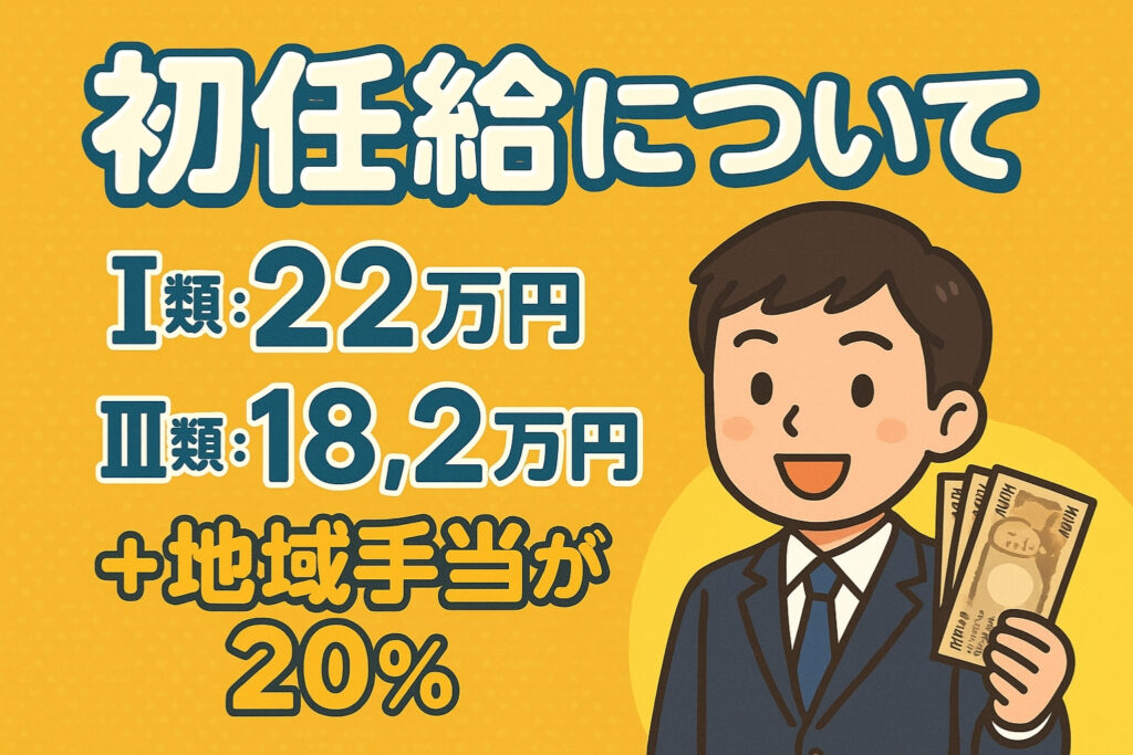 特別区職員の初任給について