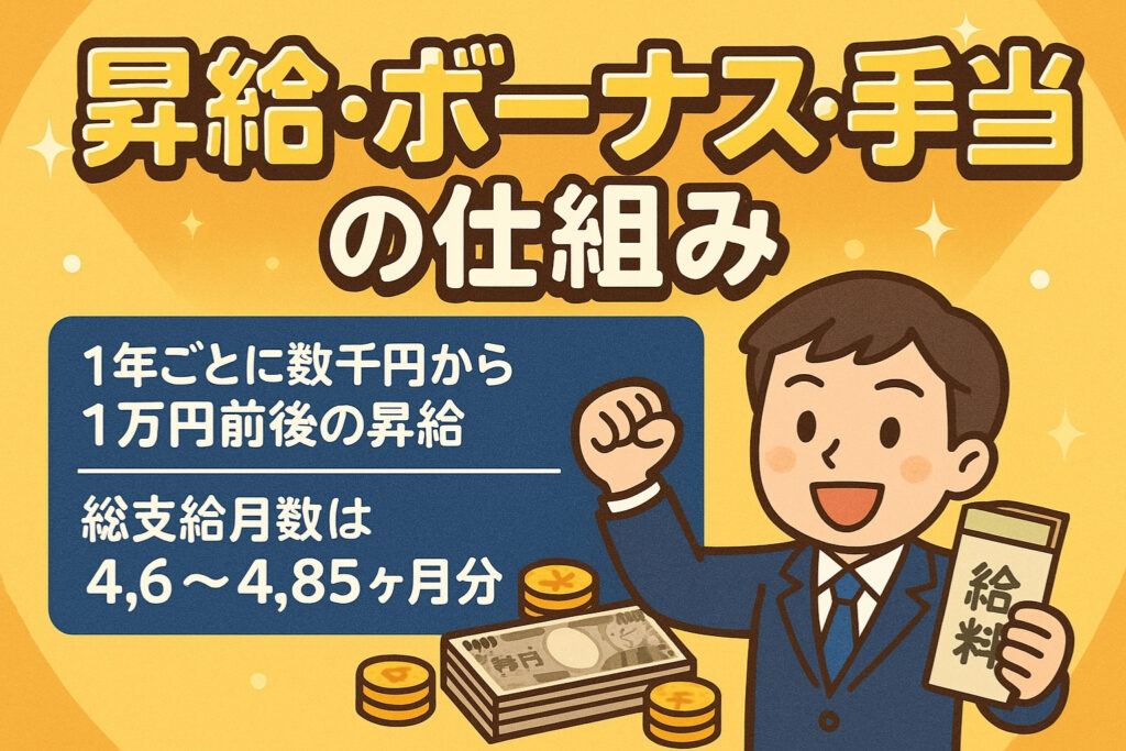 昇給・ボーナス・手当の仕組みを解説