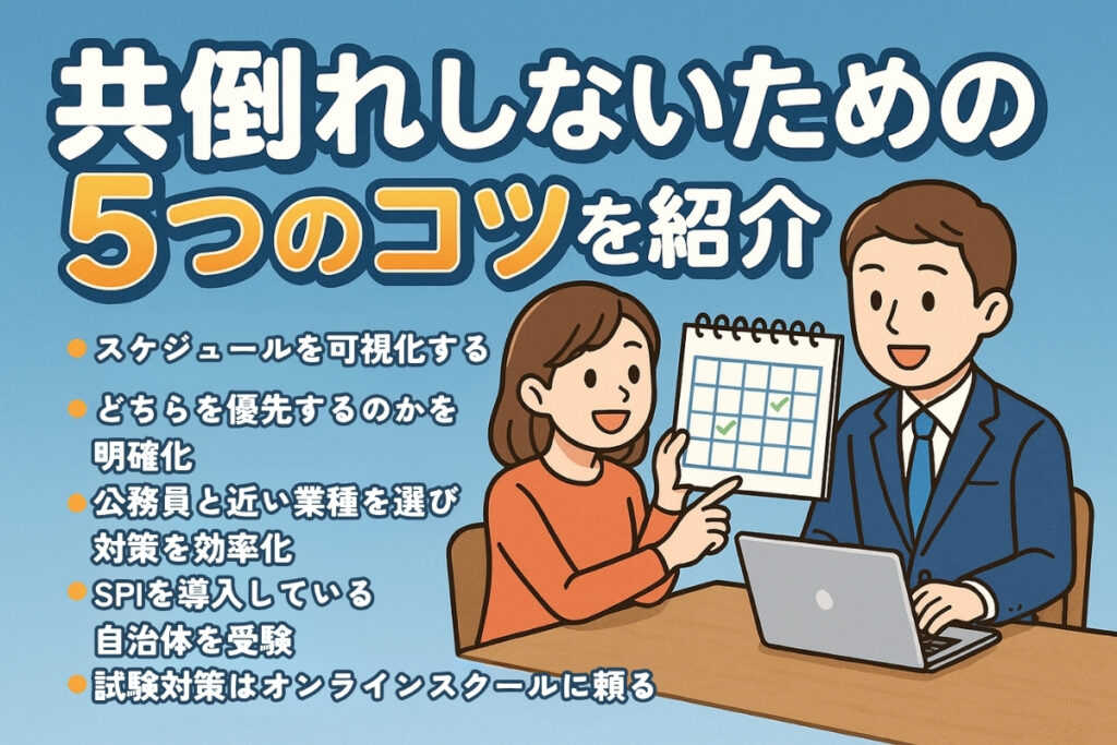 併願する場合に共倒れしないための5つのコツを紹介