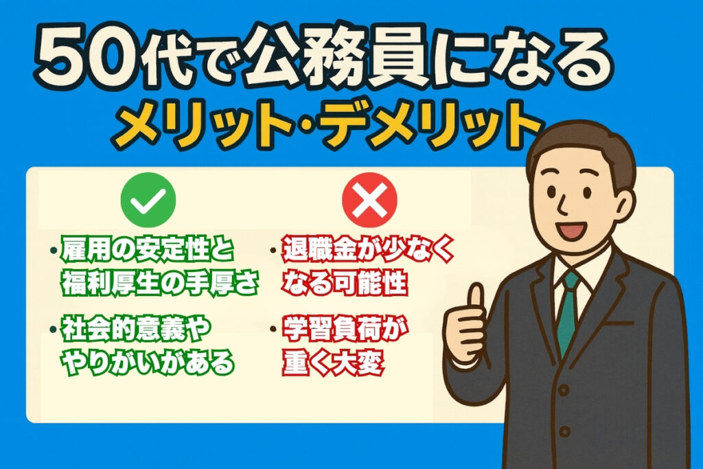 公務員になるメリット・デメリット一覧