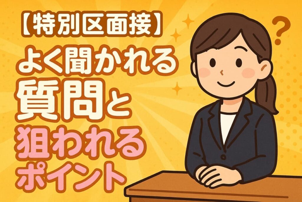 【要注意】特別区面接で落ちる人の特徴