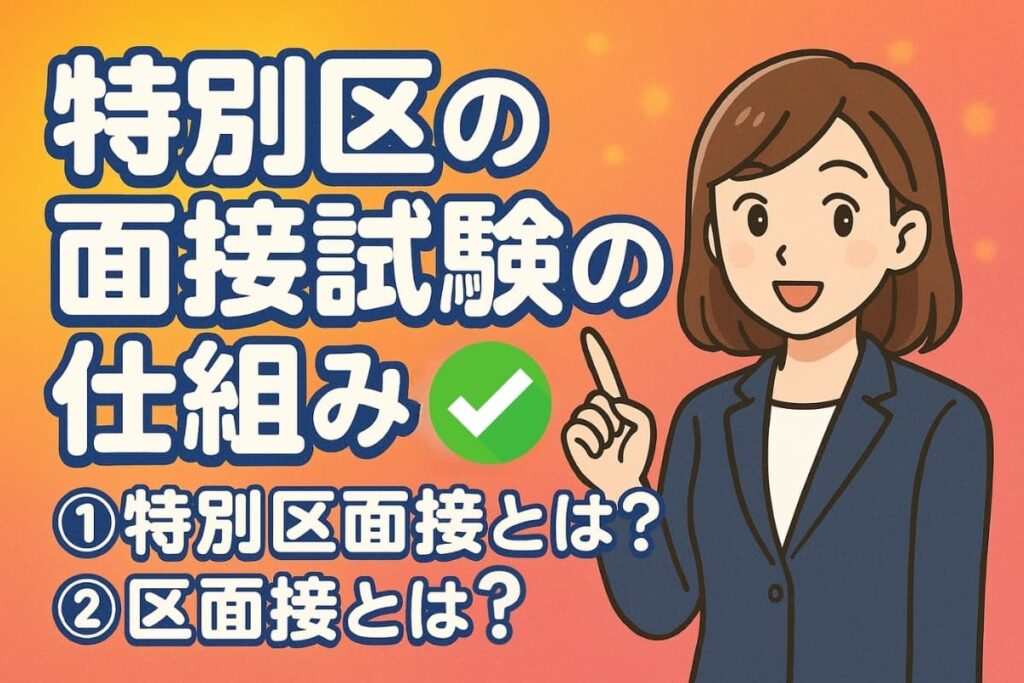【まず知りたい】特別区の面接試験の仕組みと全体像について
