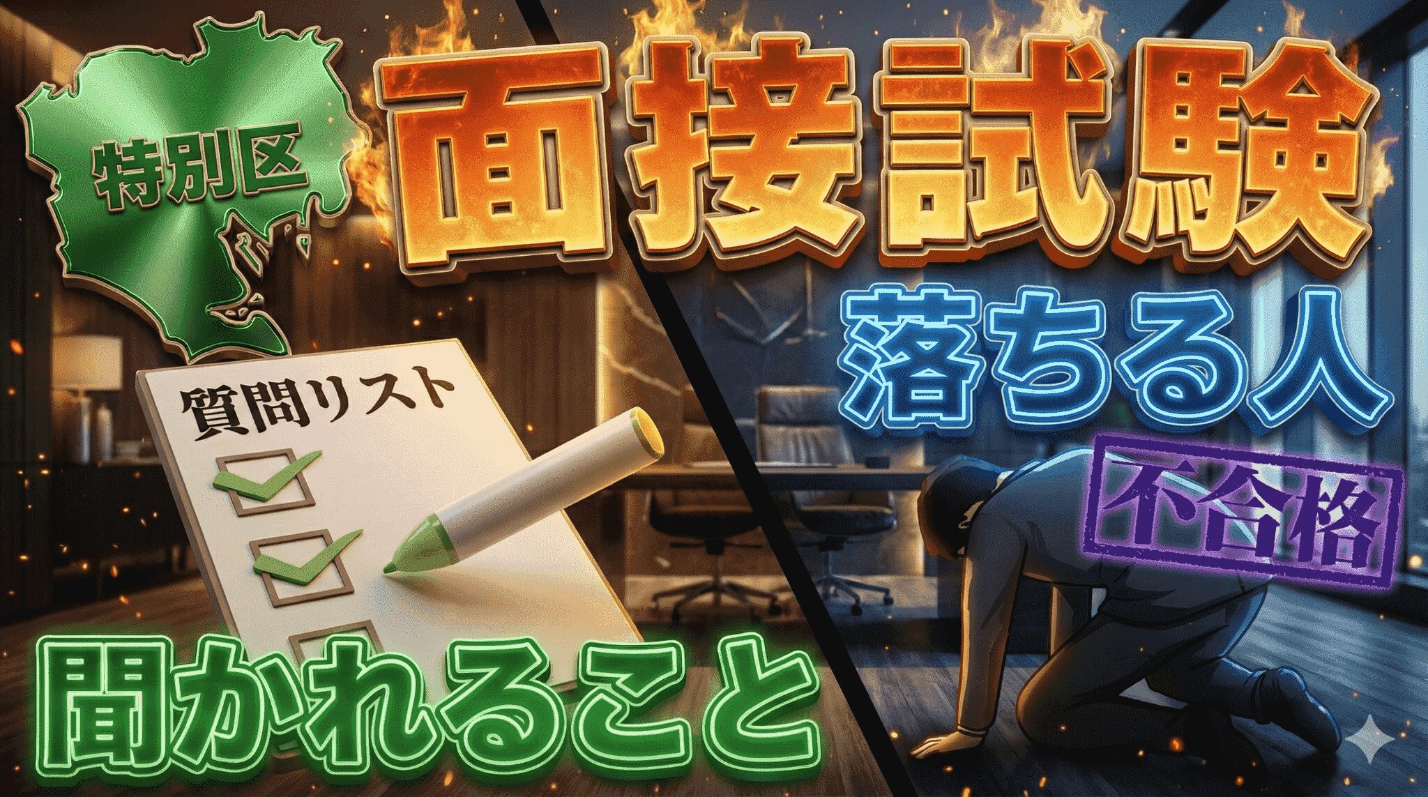 【保存版】特別区の面接対策|聞かれること・落ちる人の特徴を解説