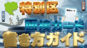 【特別区】面接カードの書き方ガイド|合格者の例文・注意点も徹底紹介