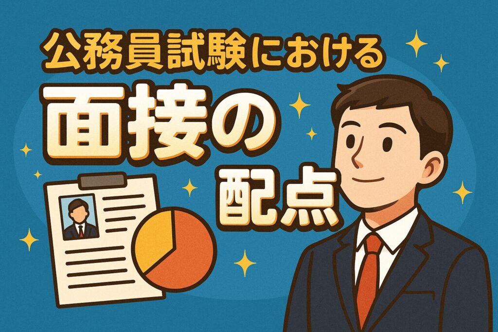 公務員試験における面接の配点