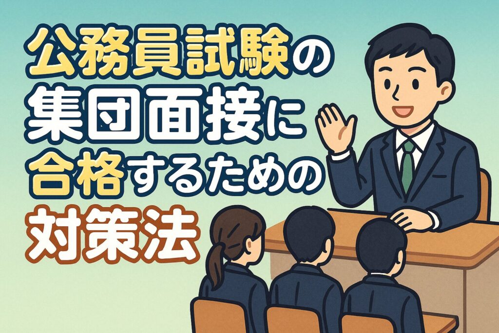 公務員試験の集団面接に合格するための対策法5選