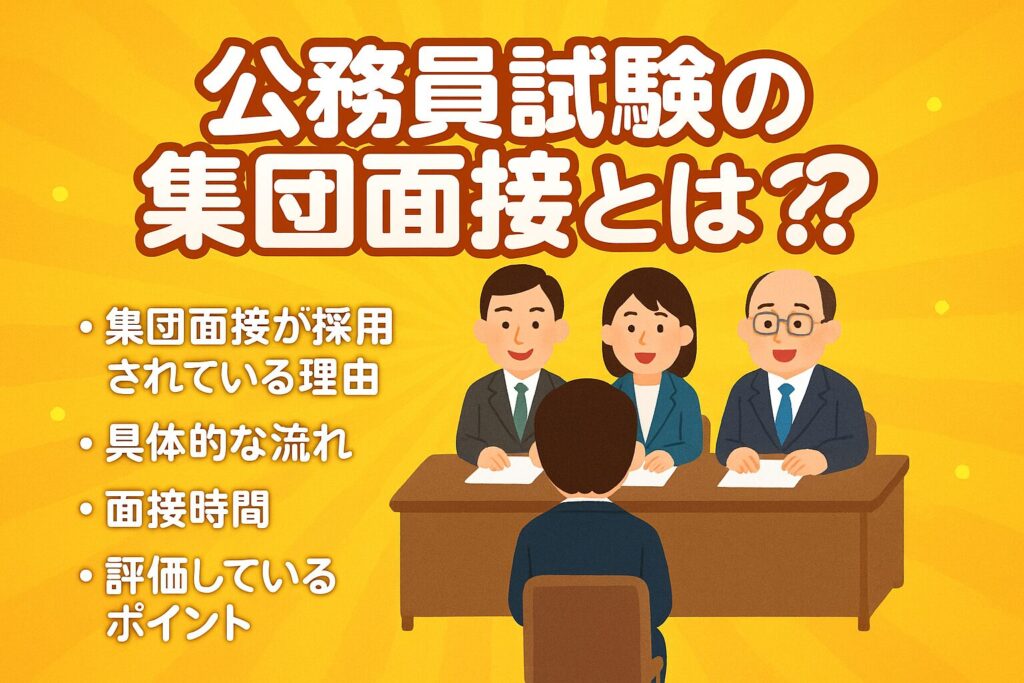 公務員試験の集団面接とは?