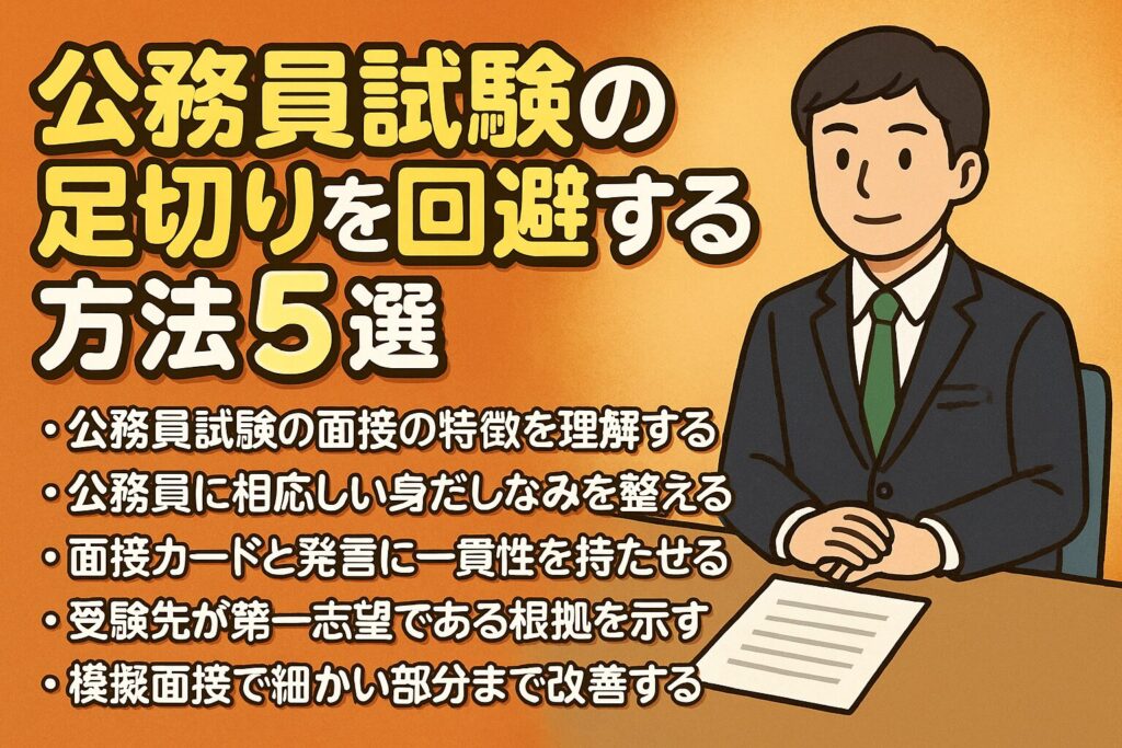 公務員試験の足切りを回避する方法5選