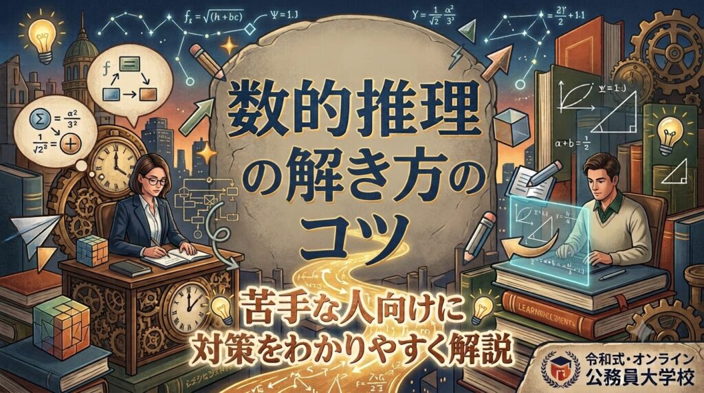 数的推理の解き方のコツ｜苦手な人向けに対策をわかりやすく解説