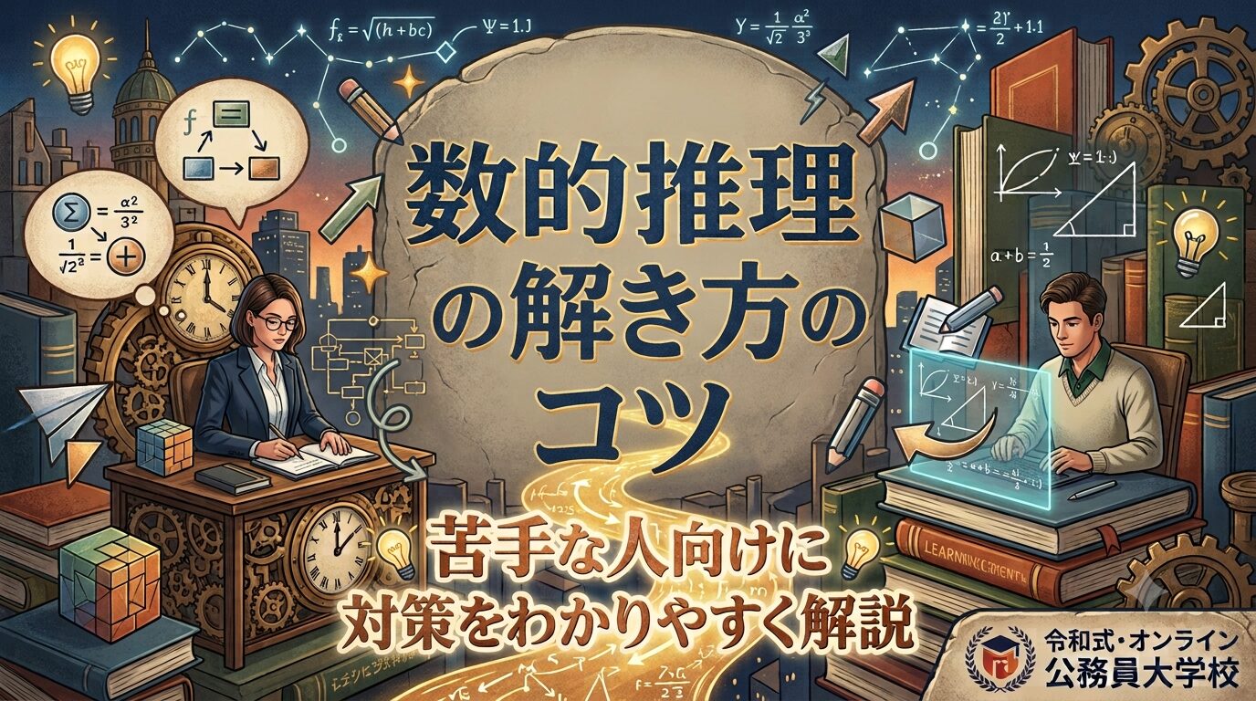 数的推理の解き方のコツ｜苦手な人向けに対策をわかりやすく解説