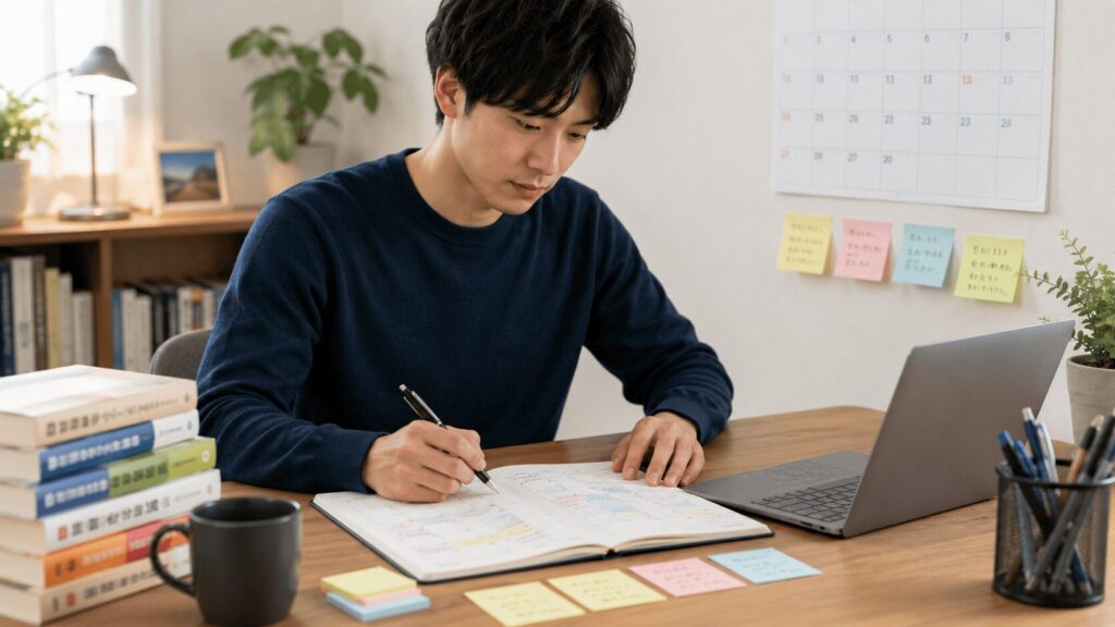 社会人の公務員試験の独学スケジュール例